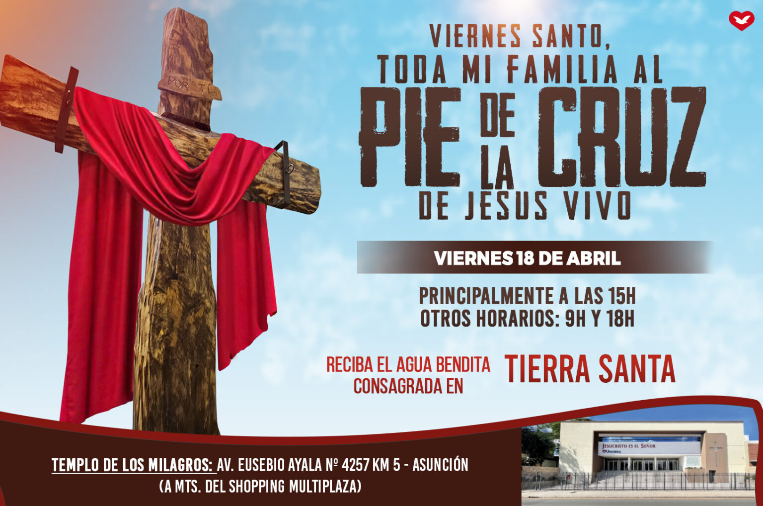 Prepárate, VIERNES SANTO 18 DE ABRIL